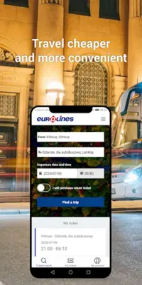 Eurolines bus tickets android App screenshot 3